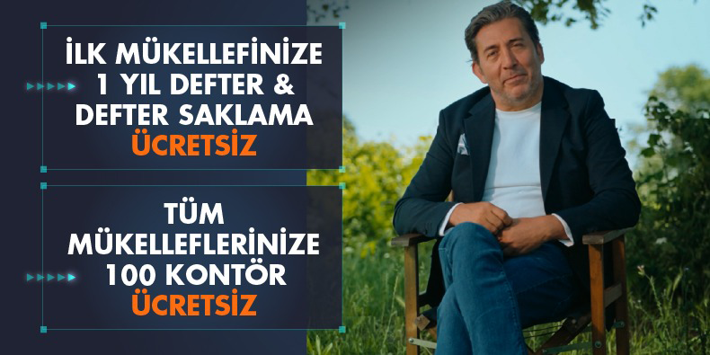 İlk Mükellefinize 1 Yıl Defter % Defter Saklama Ücretsiz, Tüm Mükellerinize 100 Kontör Ücretsiz