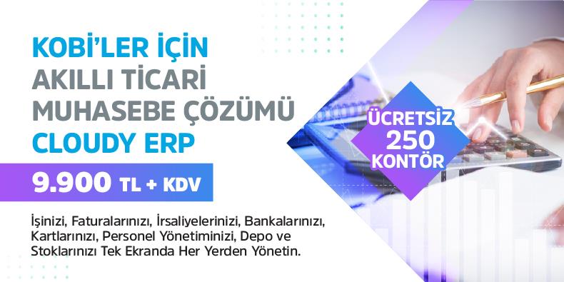 Kobi’ler İçin Akıllı Ticari Muhasebe Çözümü Cloudy ERP